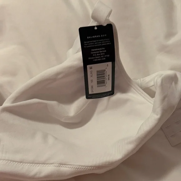 Bali Comfort Revolution Wireless Bra - White (Size XL) - Picture 4 of 5